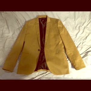 h&m khaki blazer